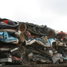 crushed vehicles