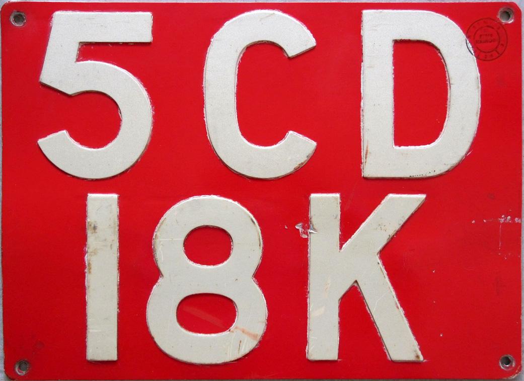 Diplomatic Country Codes for Kenyan Registration Number Plates