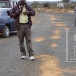 New Machakos road develops potholes after two weeks